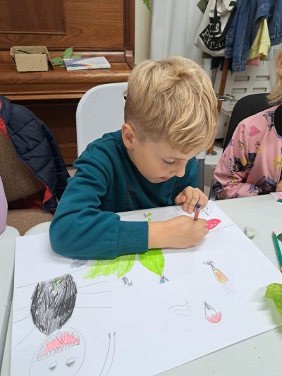 Zajęcia plastyczne 10.10.2023